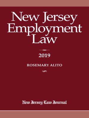cover image of New Jersey Employment Law